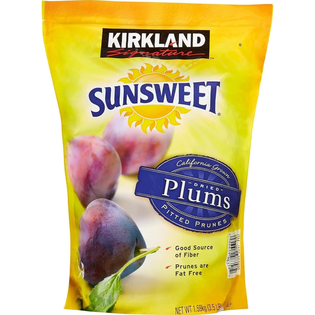 Kirkland Signature Sunsweet Whole Dried Plums 3.5 Pounds Image 1