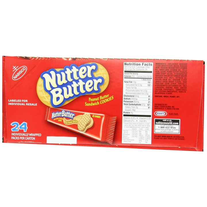 Nabisco Nutter Butter Cookies 1.9 Ounce (Pack of 24) Image 3