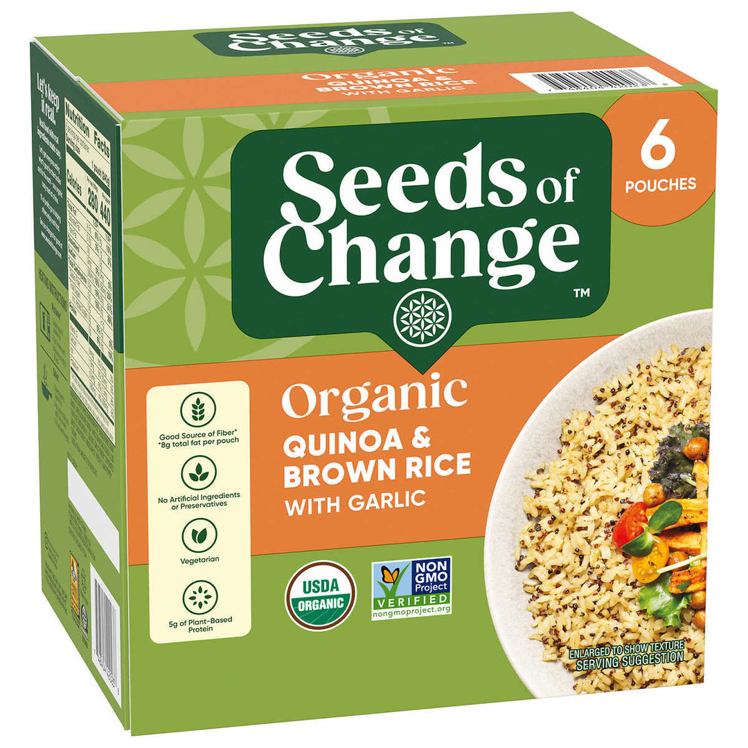 Seeds of Change Organic Quinoa and Brown Rice 8.5 Ounce (6 Count) Image 1