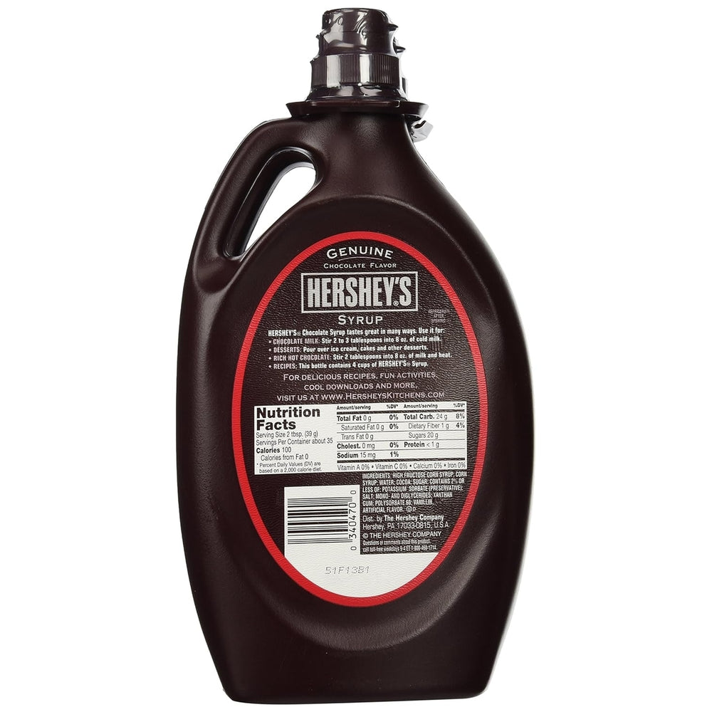 Hershey's Chocolate Syrup - 2/48 Ounce Image 2