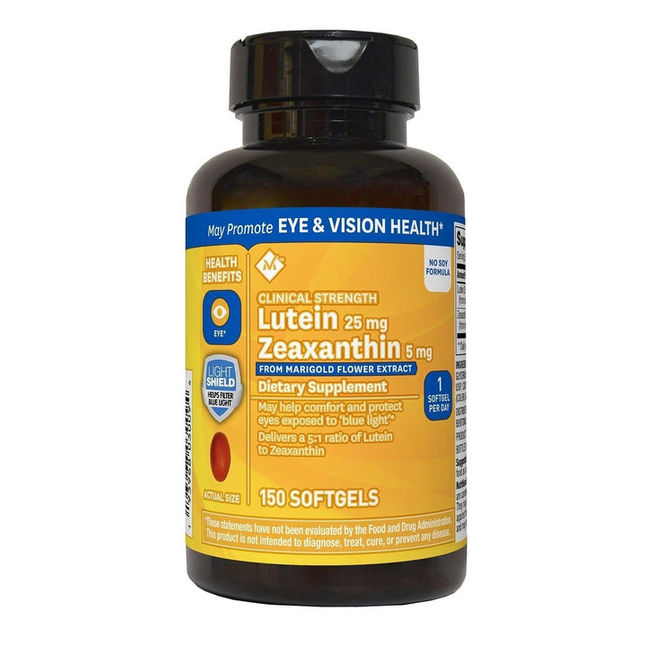 Members Mark Lutein 25mg Zeaxanthin 5mg (150 Count) Image 1