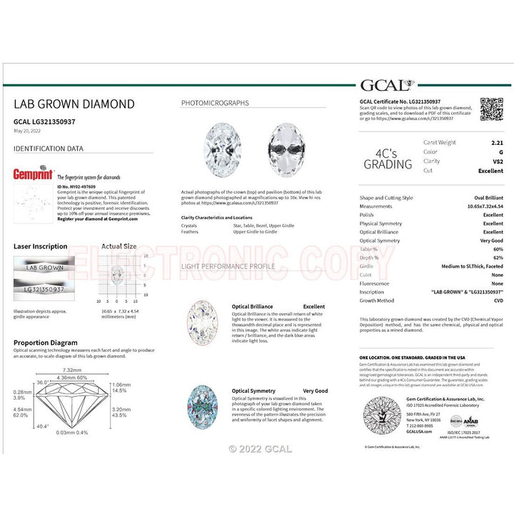 2.20 Carat (ctw VS2 G-H) Certified Lab-Grown Diamond Solitaire Engagement Ring in 14K Yellow Gold Image 4