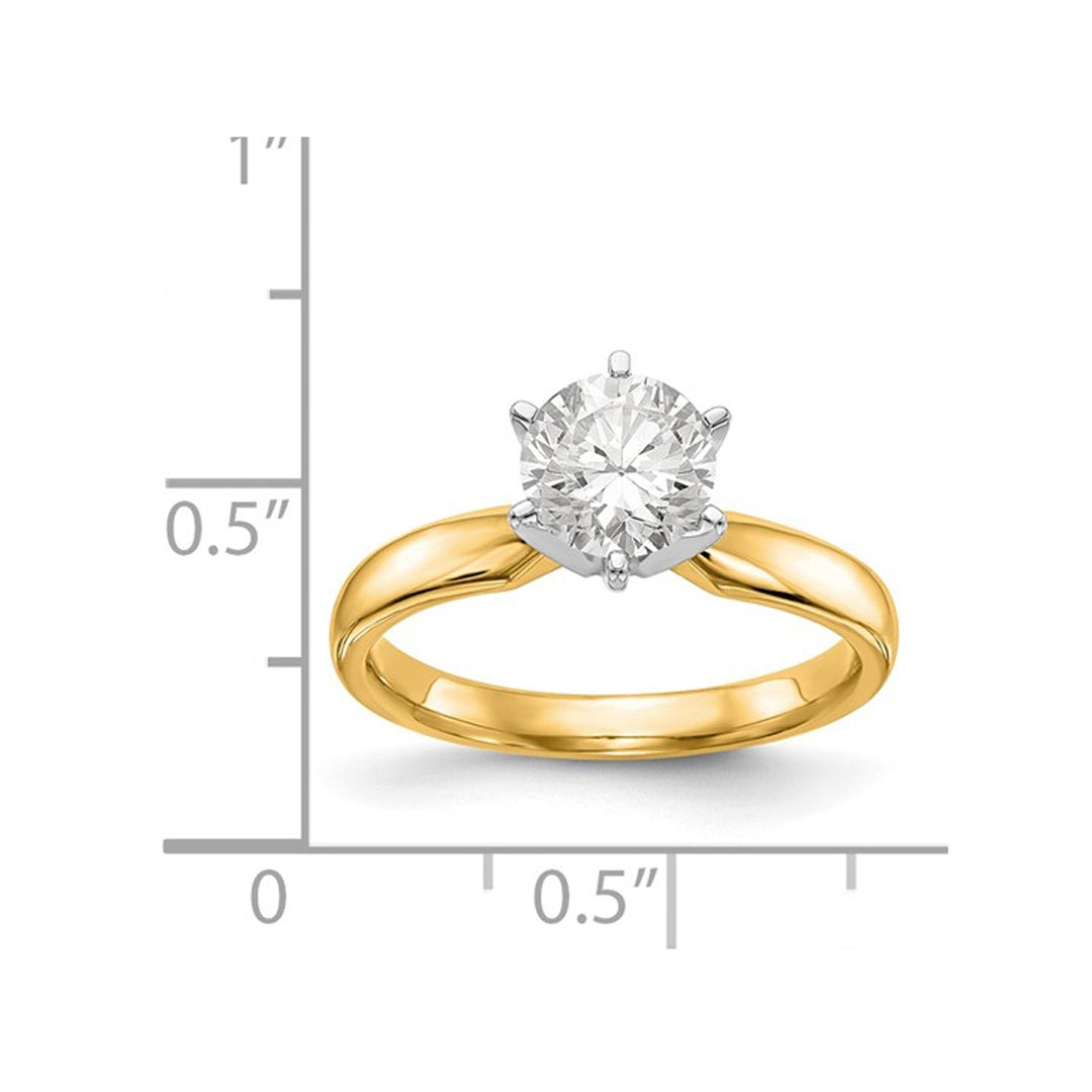 1.50 Carat (ctw VS2-VS1D-E-F) IGI Certified Lab-Grown Diamond Solitaire Engagement Ring in 14K White Gold Image 4