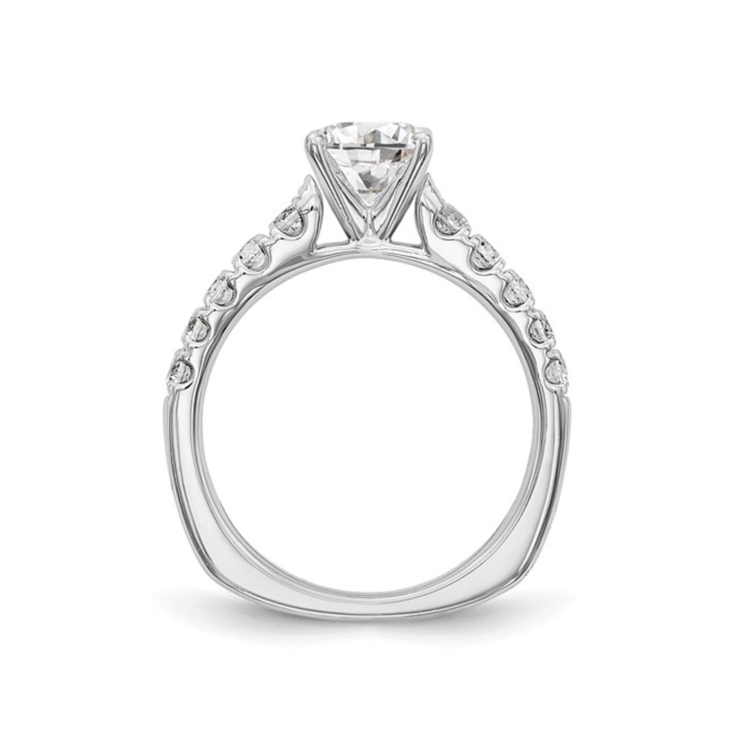1.51 Carat (ctw VS2D-E-F) IGI Certified Lab-Grown Diamond Engagement Ring 14K Rose Gold Image 4