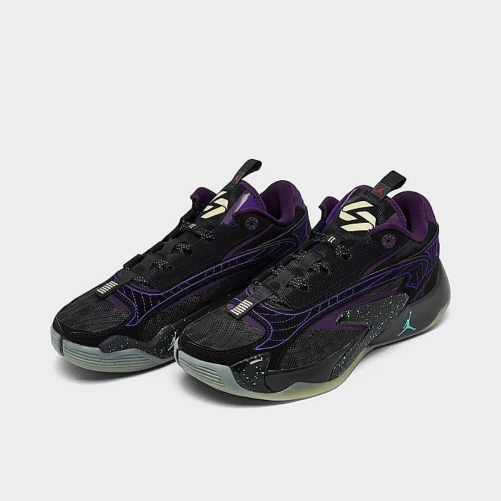 Nike Jordan Luka 2 Black/Glow-Grand Purple  DZ3498-001 Grade-School Image 2
