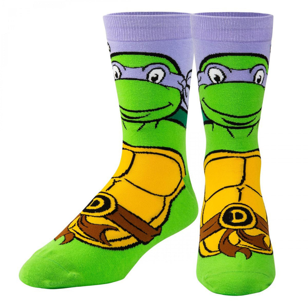 Teenage Mutant Ninja Turtles Donatello Crew Socks Image 2