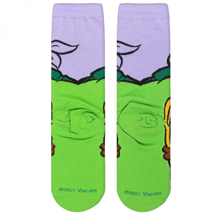 Teenage Mutant Ninja Turtles Donatello Crew Socks Image 4