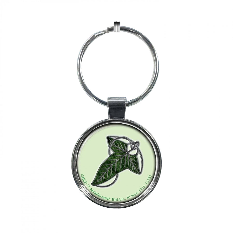 Lord of The Rings Leaf of Lorien Keychain Image 1