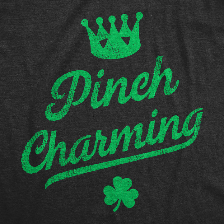 Mens Pinch Charming T Shirt Funny St Pattys Day Parade Pinching Joke Tee For Guys Image 2