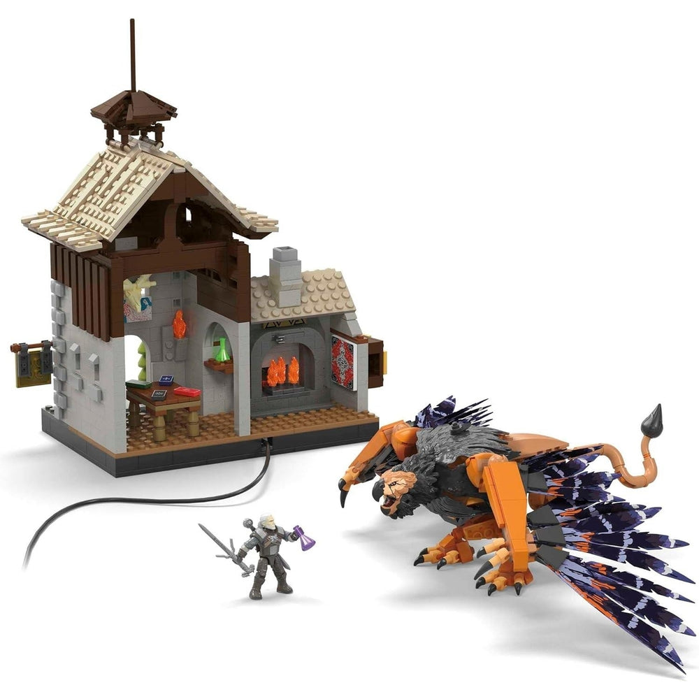 The Witcher Wild Hunt Geralts Griffin Hunt 1170pcs Black Series Action Figure Fantasy Game Mattel Image 2