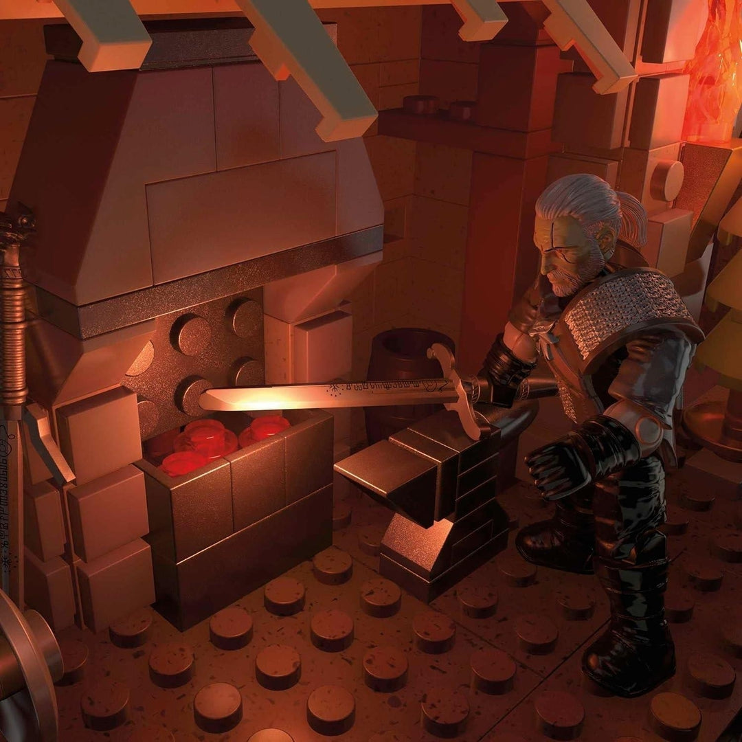 The Witcher Wild Hunt Geralts Griffin Hunt 1170pcs Black Series Action Figure Fantasy Game Mattel Image 7