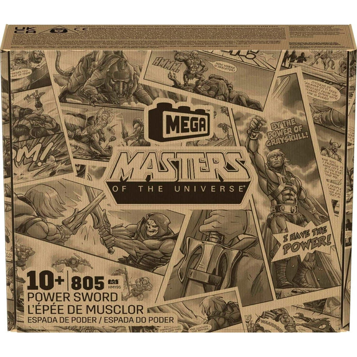MEGA Masters of the Universe Power Sword 805pcs Adult Building Set Collectible Replica Mattel Image 4