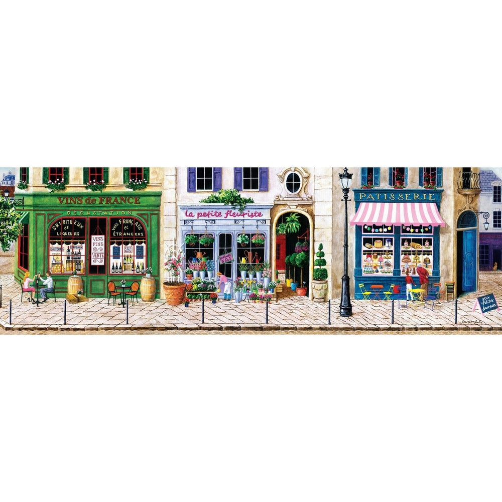 Afternoon in Paris 1000 Piece Panoramic Jigsaw Puzzle Image 2