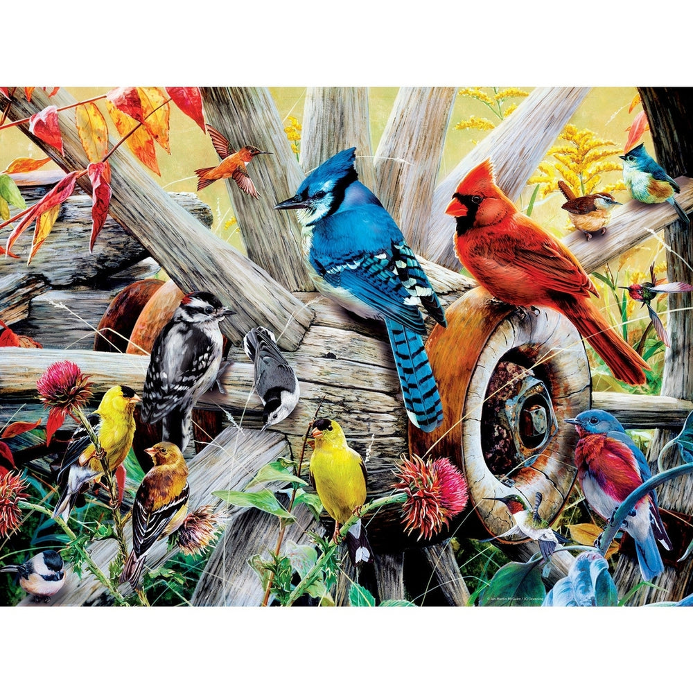 Audubon - Backyard Birds 300 Piece EZ Grip Jigsaw Puzzle Image 2