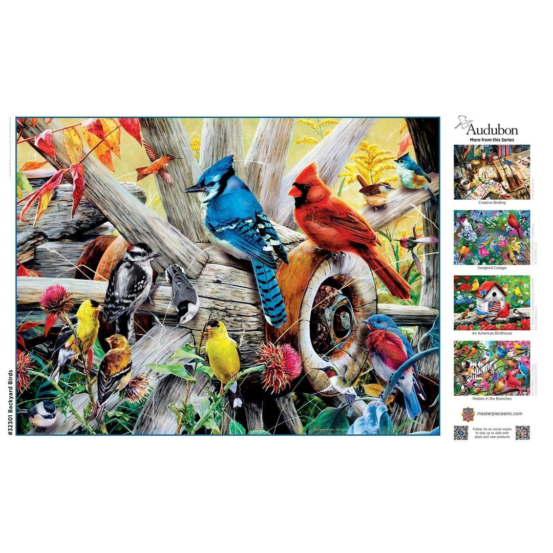 Audubon - Backyard Birds 300 Piece EZ Grip Jigsaw Puzzle Image 4