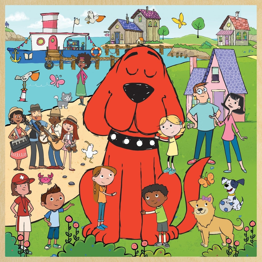 Clifford The Big Red Dog 48 Piece Wood Jigsaw Puzzle Image 2