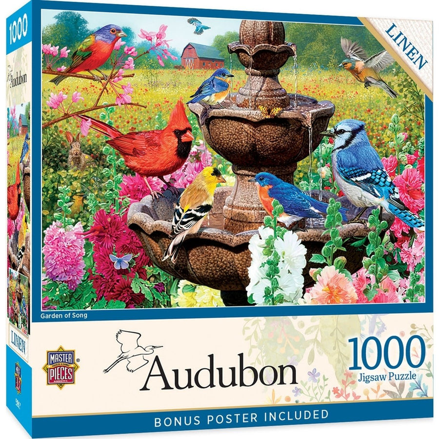 Audubon - Garden of Song 1000 Piece Jigsaw Puzzle Image 1