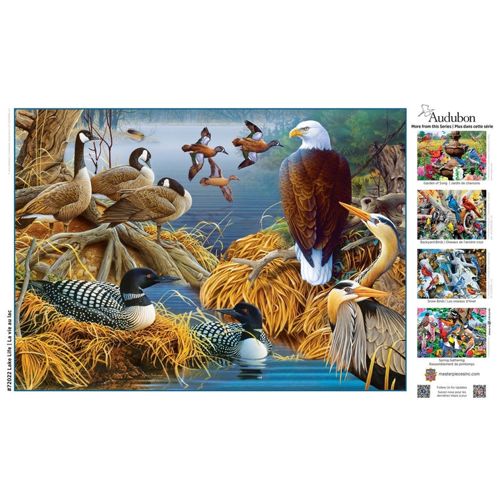 Audubon - Lake Life 1000 Piece Jigsaw Puzzle Image 4