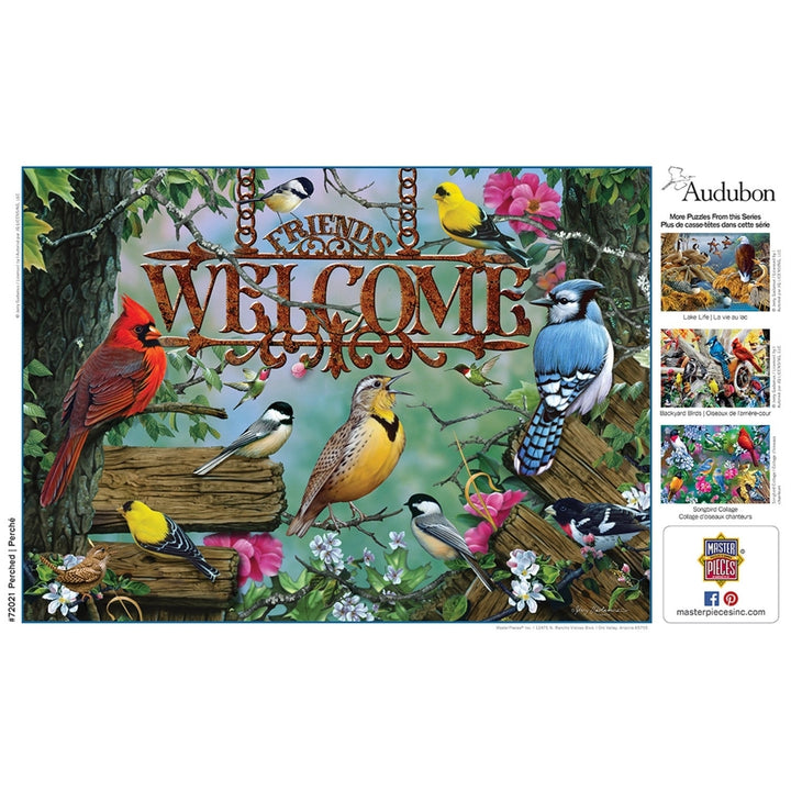 Audubon - Perched 1000 Piece Jigsaw Puzzle Image 4