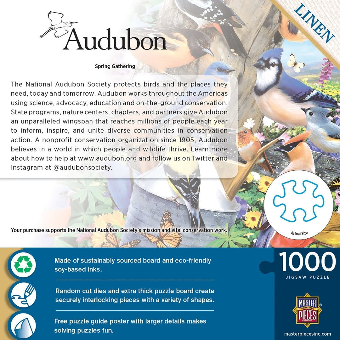 Audubon - Spring Gathering 1000 Piece Jigsaw Puzzle Image 3
