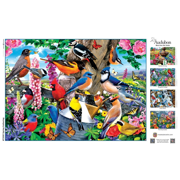 Audubon - Spring Gathering 1000 Piece Jigsaw Puzzle Image 4