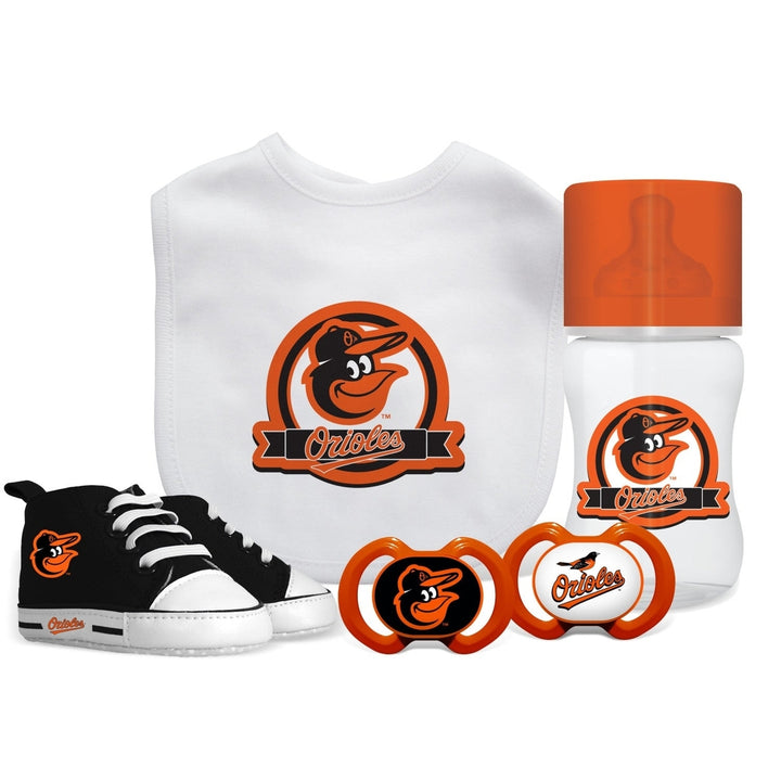 Baltimore Orioles - 5-Piece Baby Gift Set Image 1