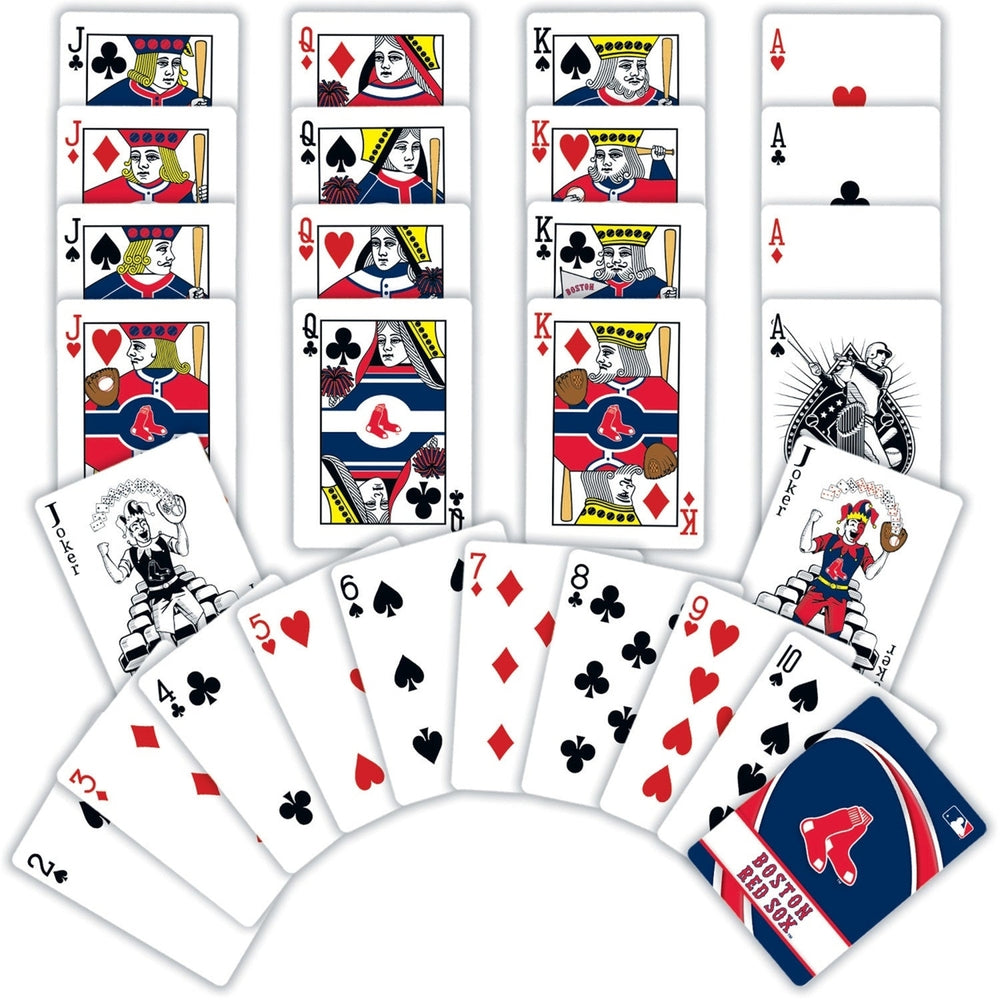 Boston Red Sox Playing Cards - 54 Card Deck Image 2