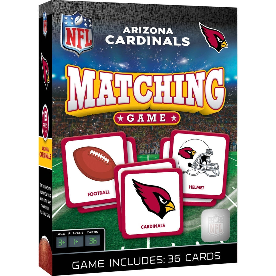 Arizona Cardinals Matching Game Image 1