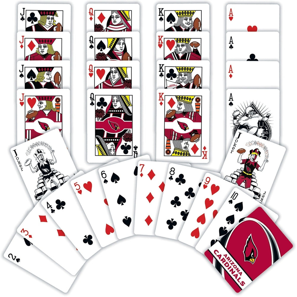 Arizona Cardinals Playing Cards - 54 Card Deck Image 2