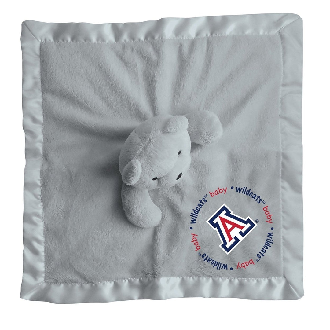 Arizona Wildcats Security Bear Gray Plush 14x14 Soft Satin Lined Baby Fanatics Image 3