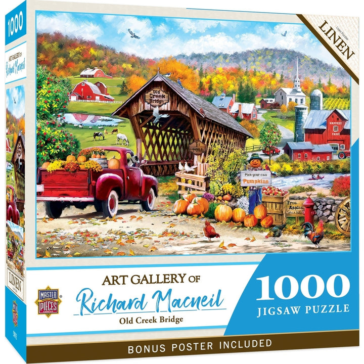 Art Gallery - Old Creek Bridge 1000 Piece Puzzle Image 1
