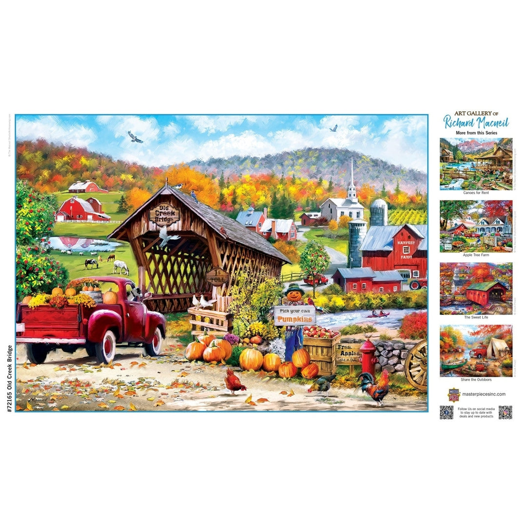 Art Gallery - Old Creek Bridge 1000 Piece Puzzle Image 4