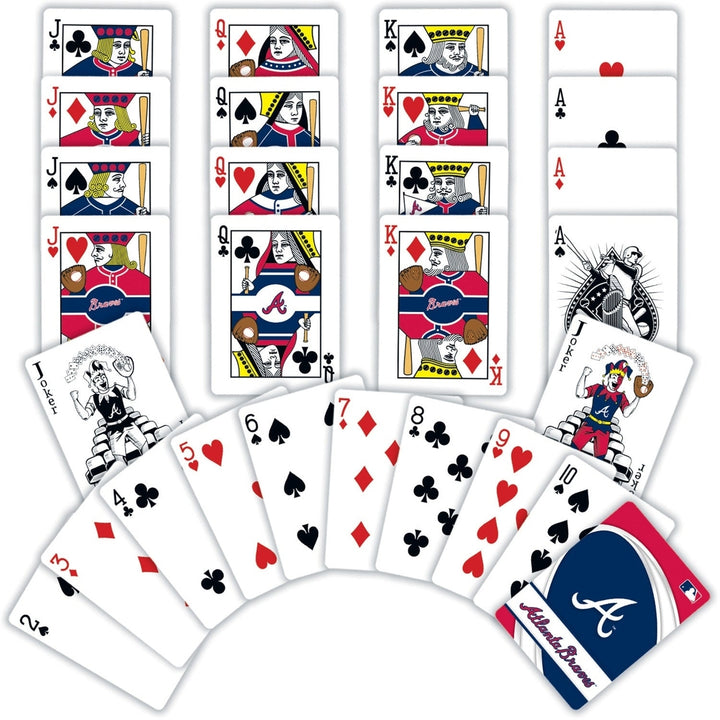 Atlanta Braves Playing Cards - 54 Card Deck Image 2