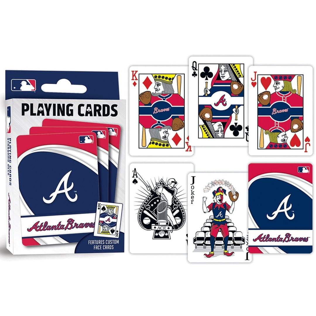 Atlanta Braves Playing Cards - 54 Card Deck Image 3