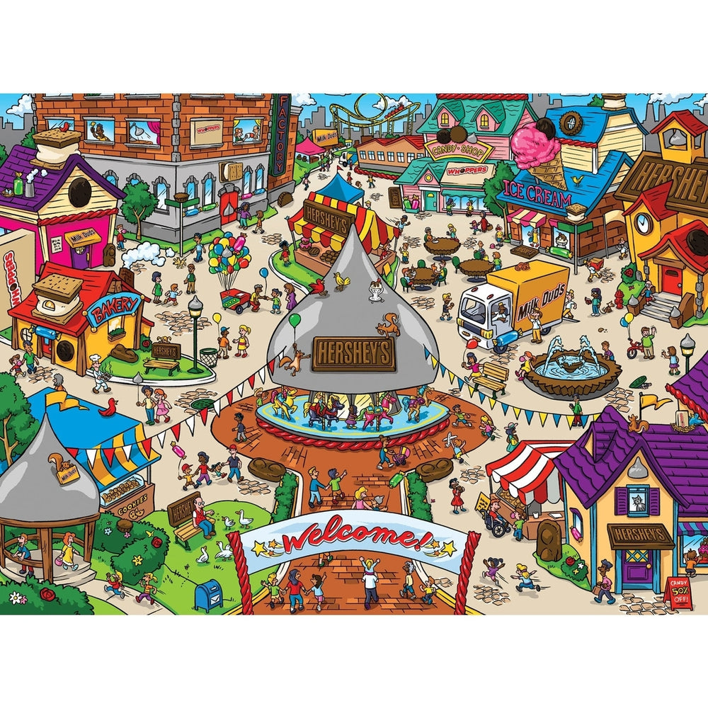 101 Things to Spot in Hersheyville - 101 Piece Jigsaw Puzzle Image 2