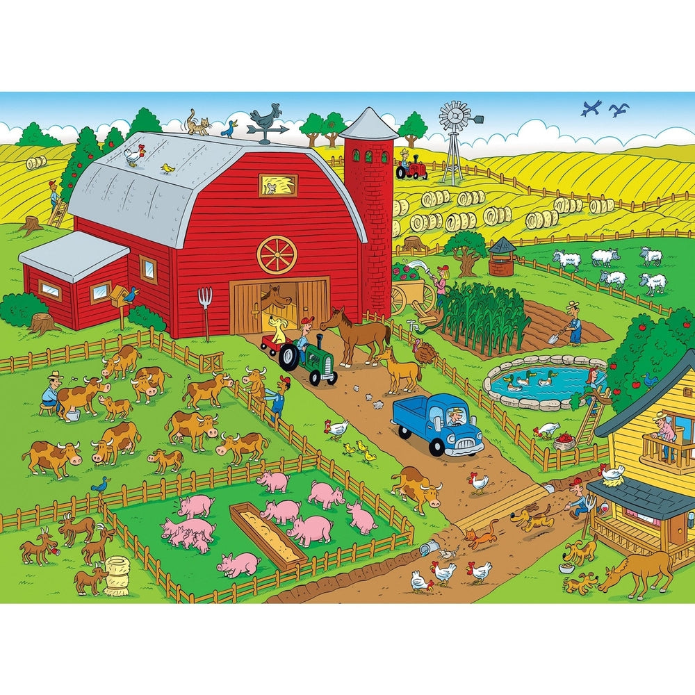 101 Things to Spot on a Farm - 101 Piece Jigsaw Puzzle Image 2