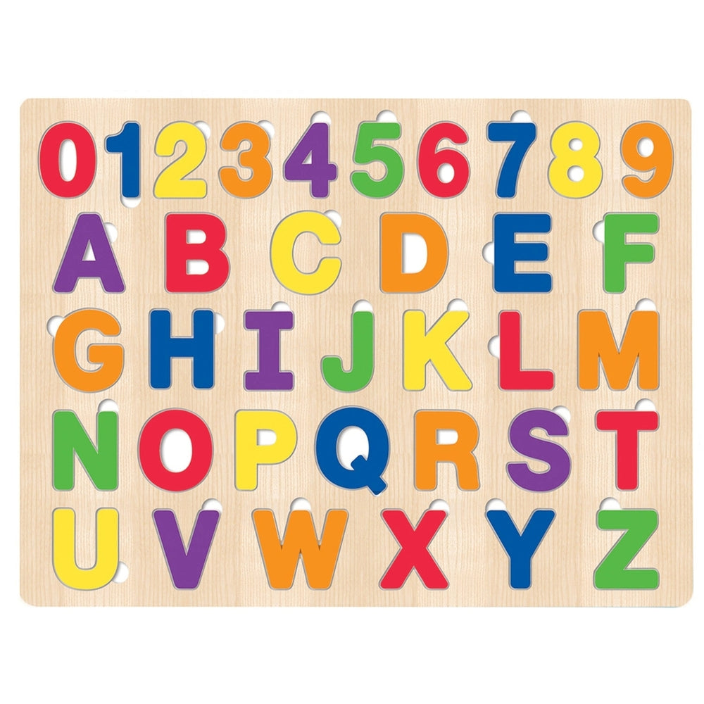 123s and ABCs - 36 Piece Wood Jigsaw Puzzle Image 2