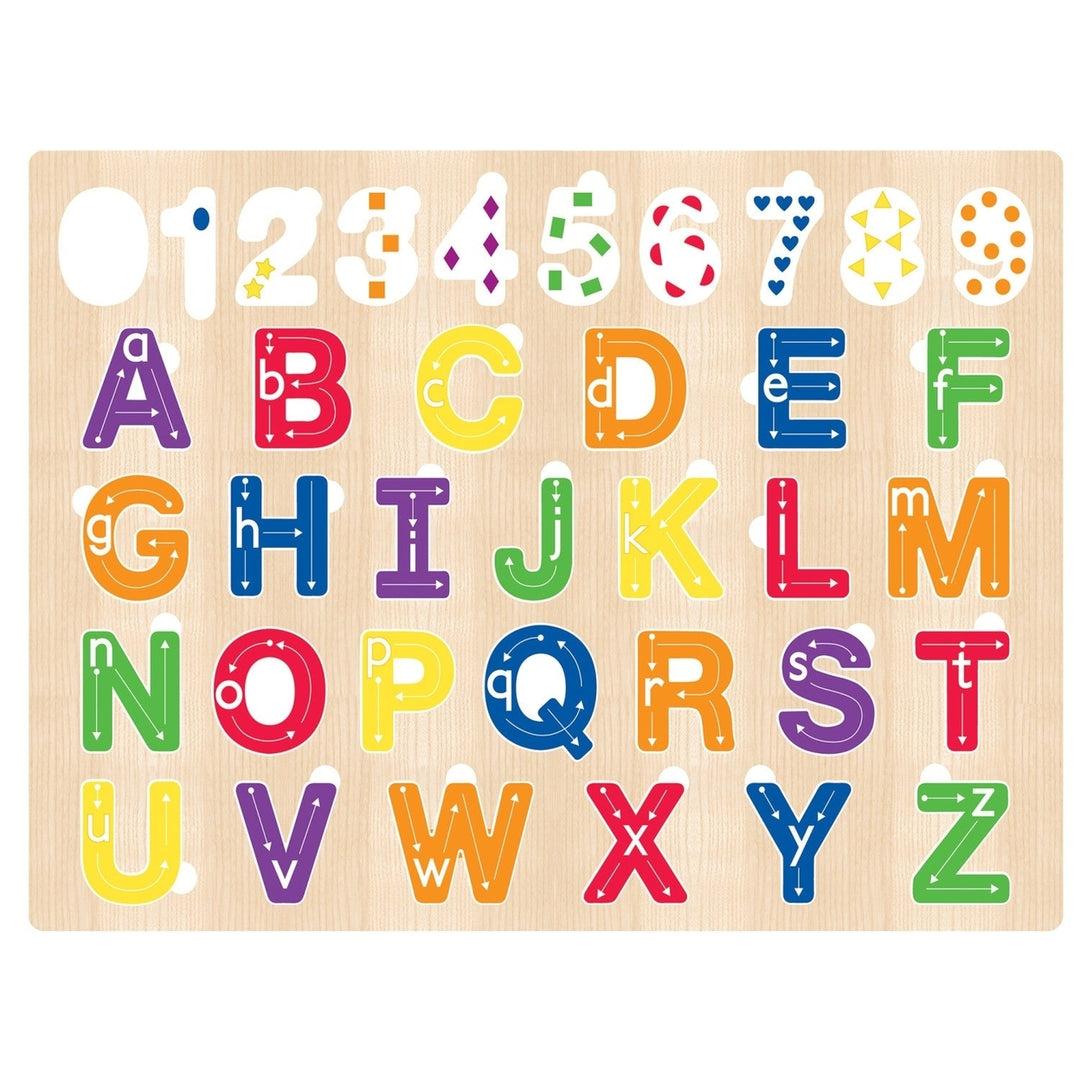 123s and ABCs - 36 Piece Wood Puzzle Image 4