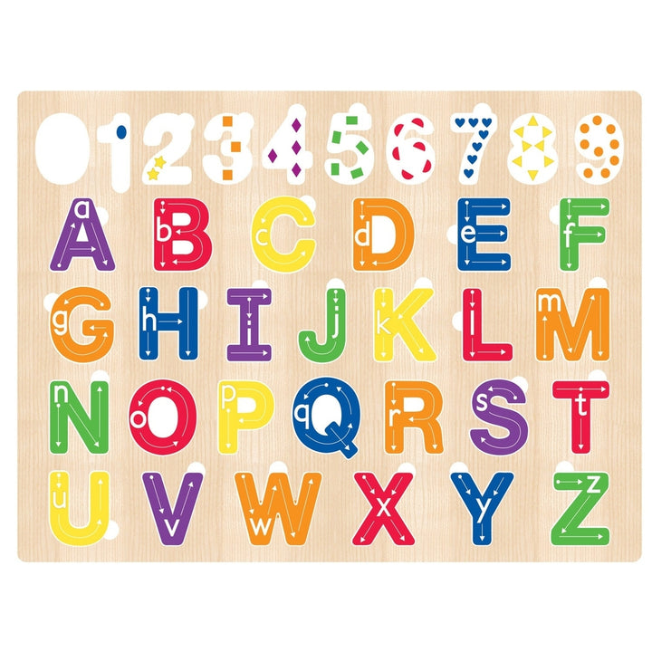 123s and ABCs - 36 Piece Wood Jigsaw Puzzle Image 4