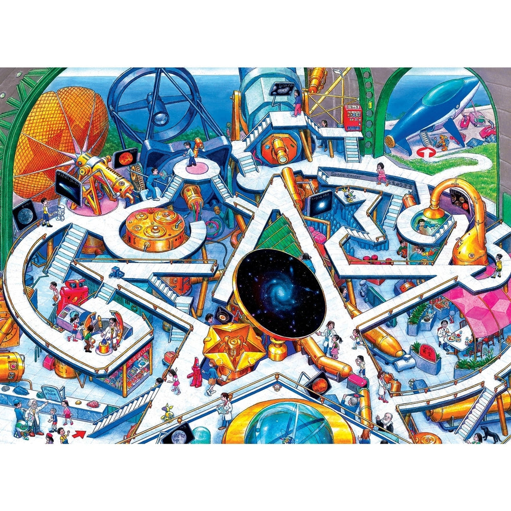 A-Maze-ing - Space Colony 200 Piece Jigsaw Puzzle Image 2