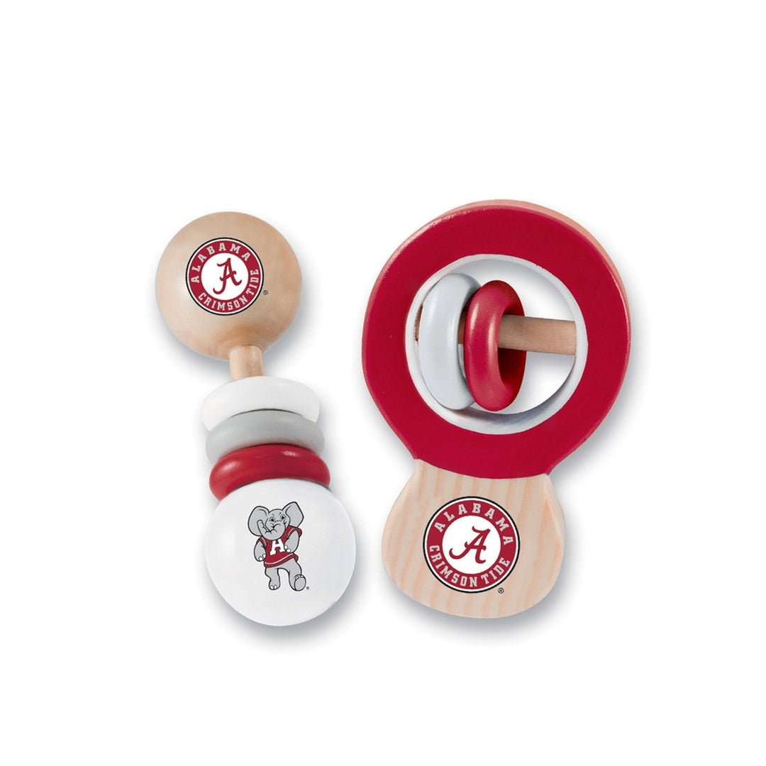 Alabama Crimson Tide - Baby Rattles 2-Pack Image 1