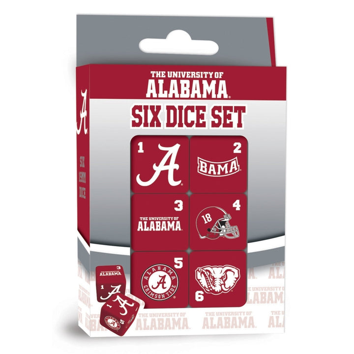 Alabama Crimson Tide Dice Set - 19mm Image 1