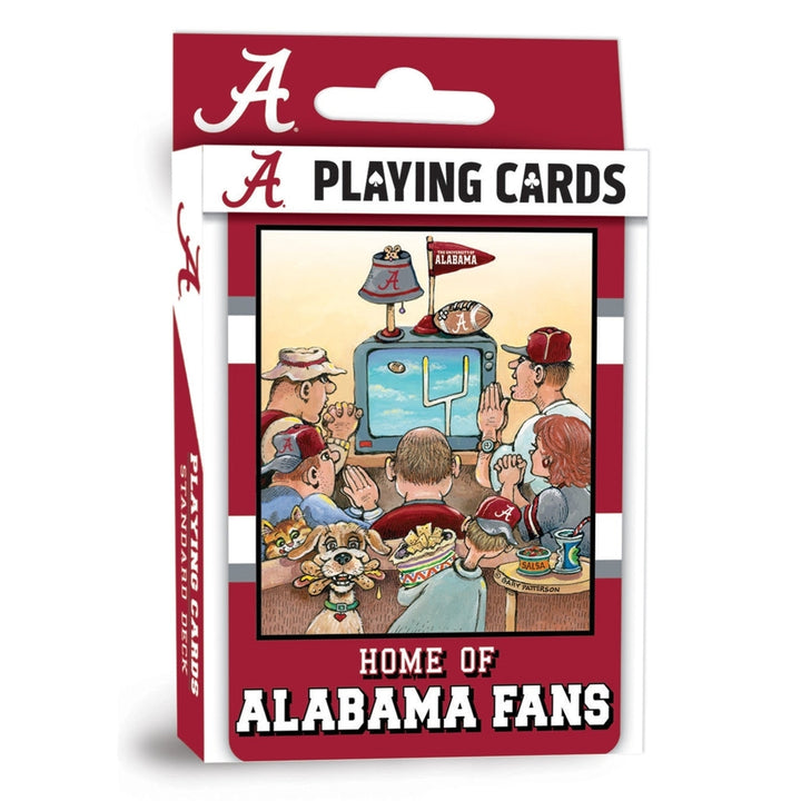 Alabama Crimson Tide Fan Deck Playing Cards - 54 Card Deck Image 1