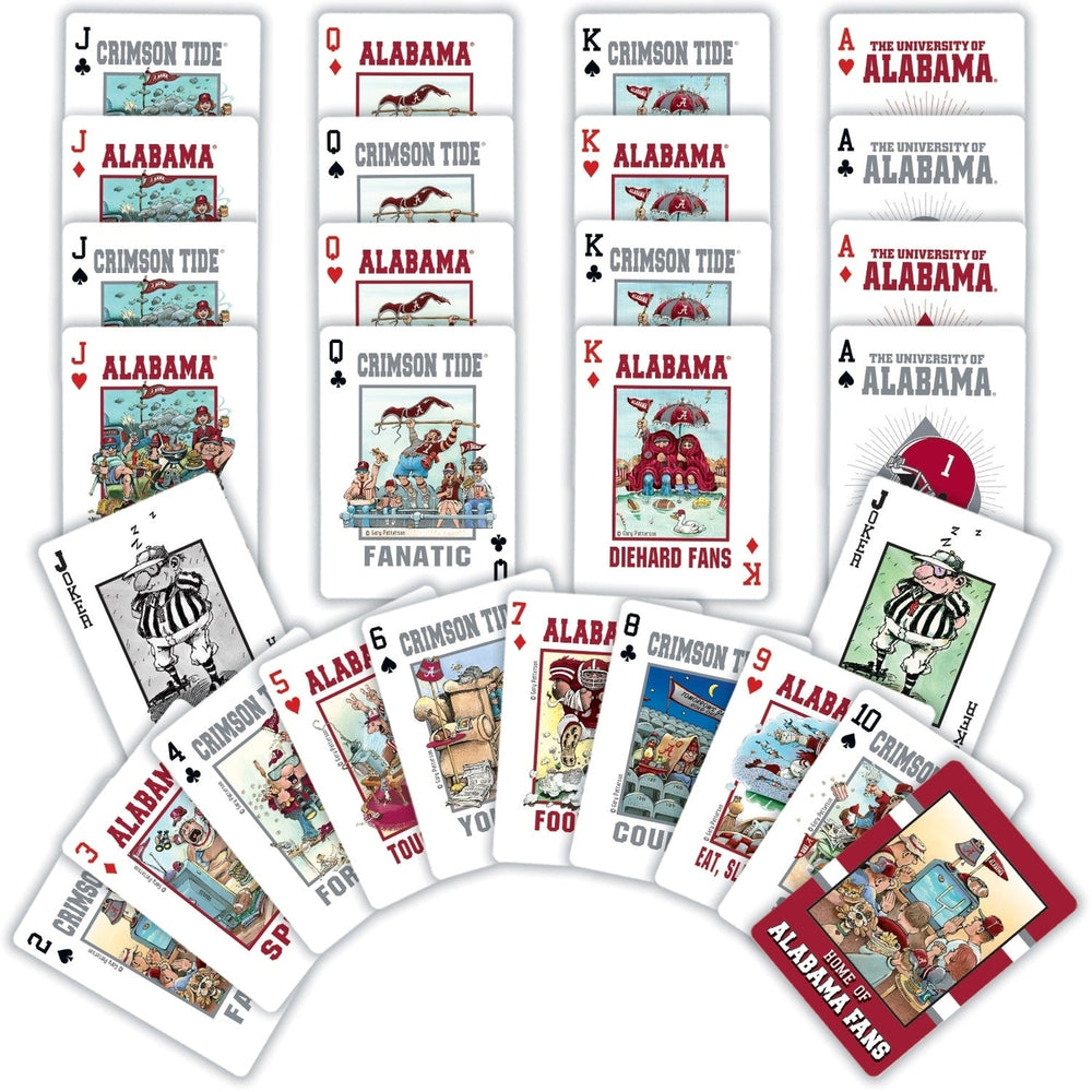 Alabama Crimson Tide Fan Deck Playing Cards - 54 Card Deck Image 2