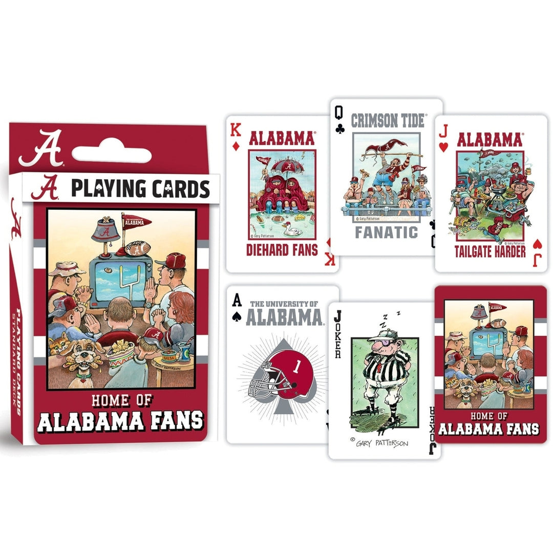 Alabama Crimson Tide Fan Deck Playing Cards - 54 Card Deck Image 3