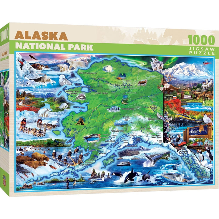 Alaska National Park 1000 Piece Puzzle Image 1