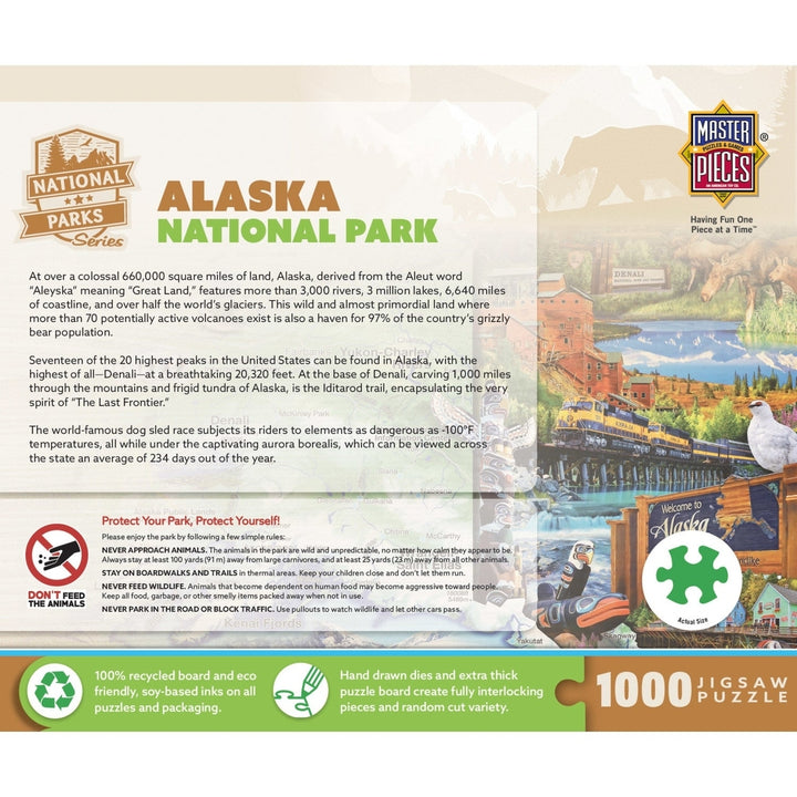 Alaska National Park 1000 Piece Puzzle Image 3