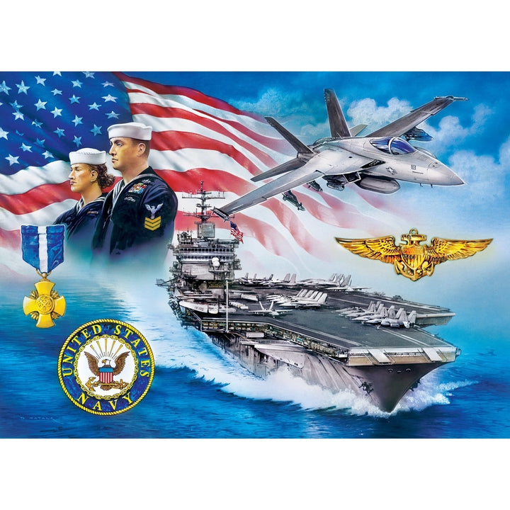 America's Navy - Anchors Away 1000 Piece Puzzle Image 2
