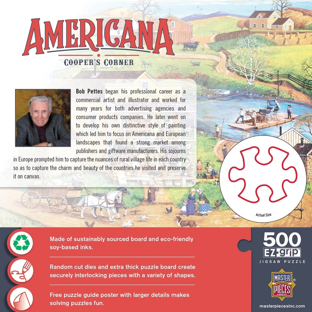 Americana - Cooper's Corner 500 Piece EZ Grip Puzzle Image 3