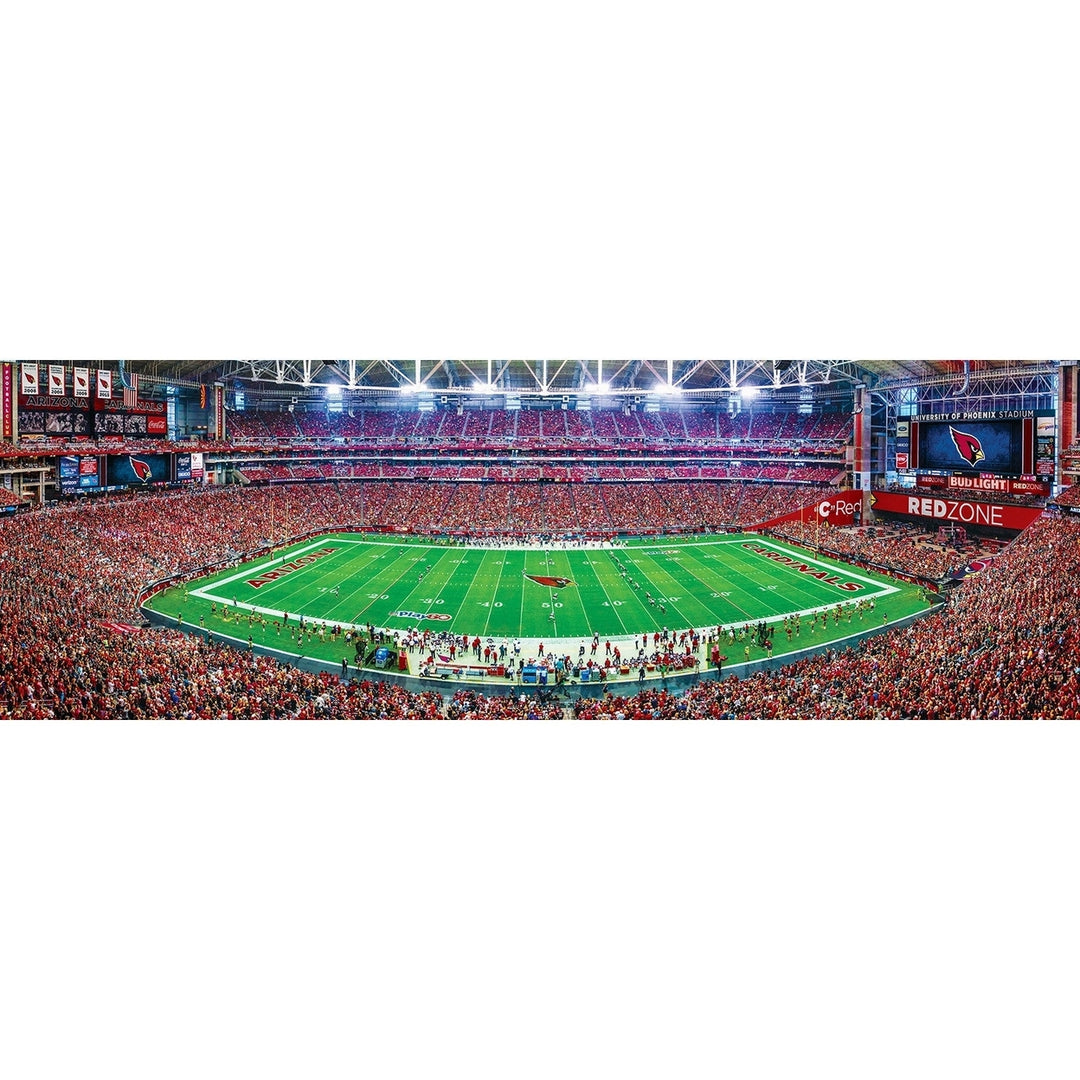 Arizona Cardinals 1000 Piece Jigsaw Puzzle Panoramic Stadium 13x39 Eco-Friendly Image 2